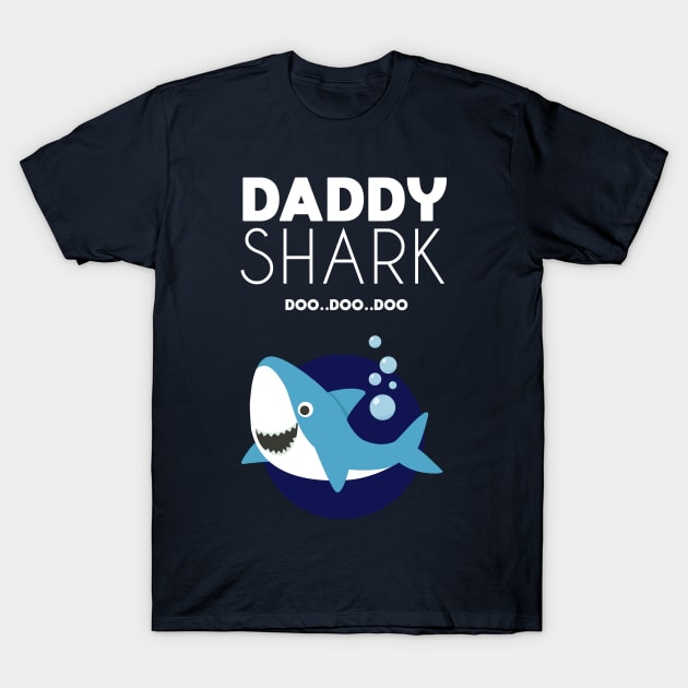 Daddy Shark T-Shirt by Saytee1